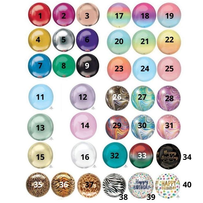 GLOBOS ESFERAS ORBZ - Imagen 2