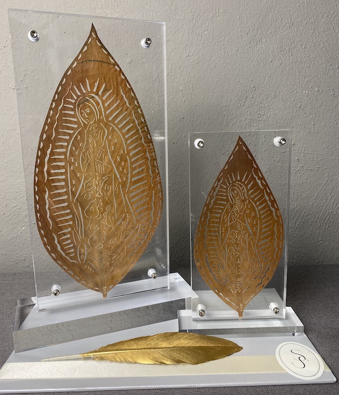 ACRILICOS LABRADOS EN HOJA SECA