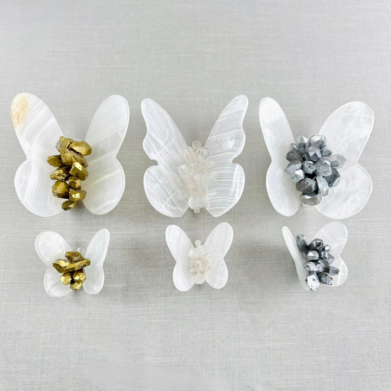 MARIPOSA DE ONIX CON CUARZOS