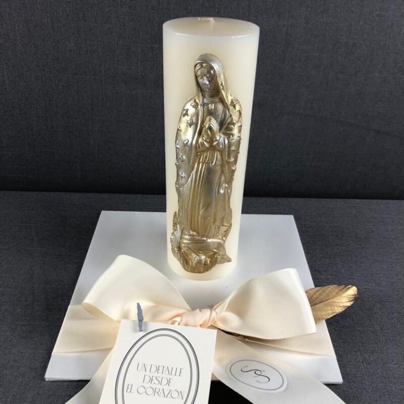 CIRIO DE VIRGEN DE GUADALUPE CON OLOR - Imagen 2