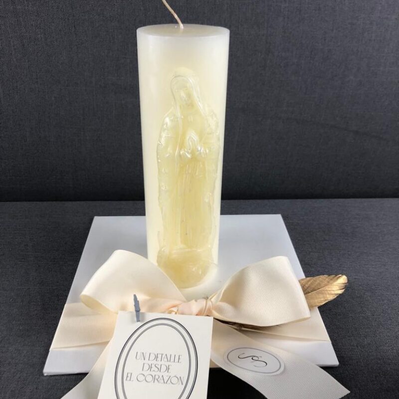 CIRIO DE VIRGEN DE GUADALUPE CON OLOR - Imagen 3