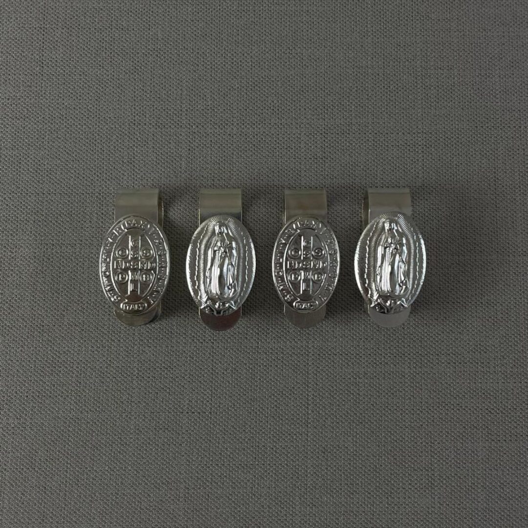 CLIPS PARA EL CARRO EN PLATA