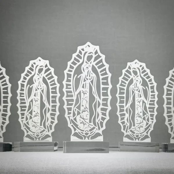 VIRGEN DE ACRÍLICO MINI – PAQUETE 10 PIEZAS