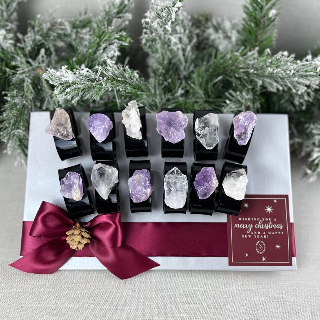 SERVILLETEROS DE ACRÍLICO CON CUARZO - Imagen 2