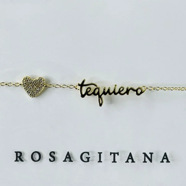PULSERA TE QUIERO ROSAGITANA - Imagen 2