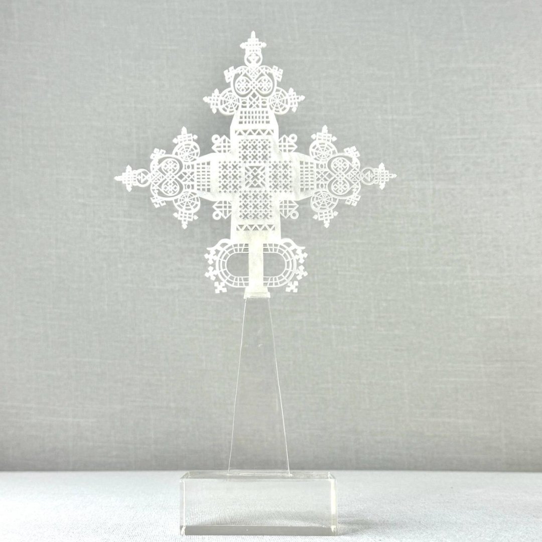 CRUZ DE ACRÍLICO NACARADA